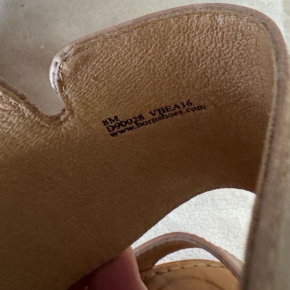 Born Cindie Block Heel Strap Sandals Sabina/Rose Size 8M - Picture 5 of 8